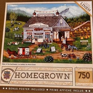 MasterPieces Homegrown 750-Piece Puzzle - Multicolor